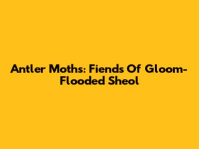 Antler Moths: Fiends Of Gloom-Flooded Sheol